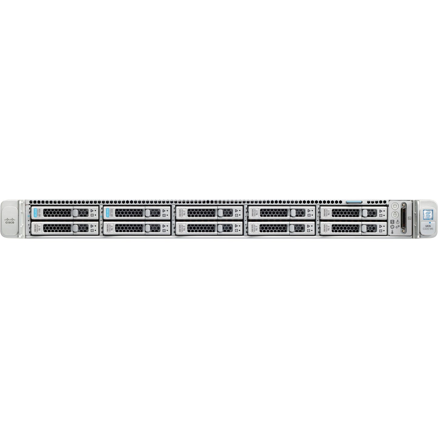 Châssis de serveur barebone CISCO UCS C220 M5 SFF 10 HD