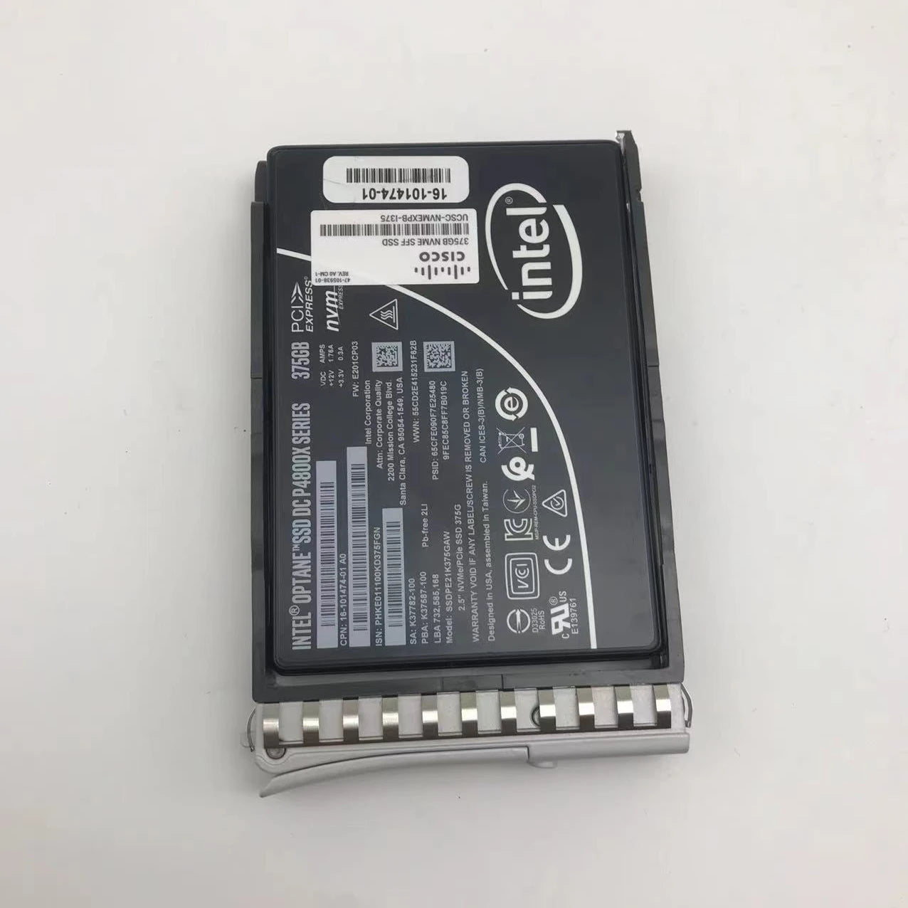 SSD Cisco 375 Go 2,5 pouces Intel Optane NVMe Extreme Performance