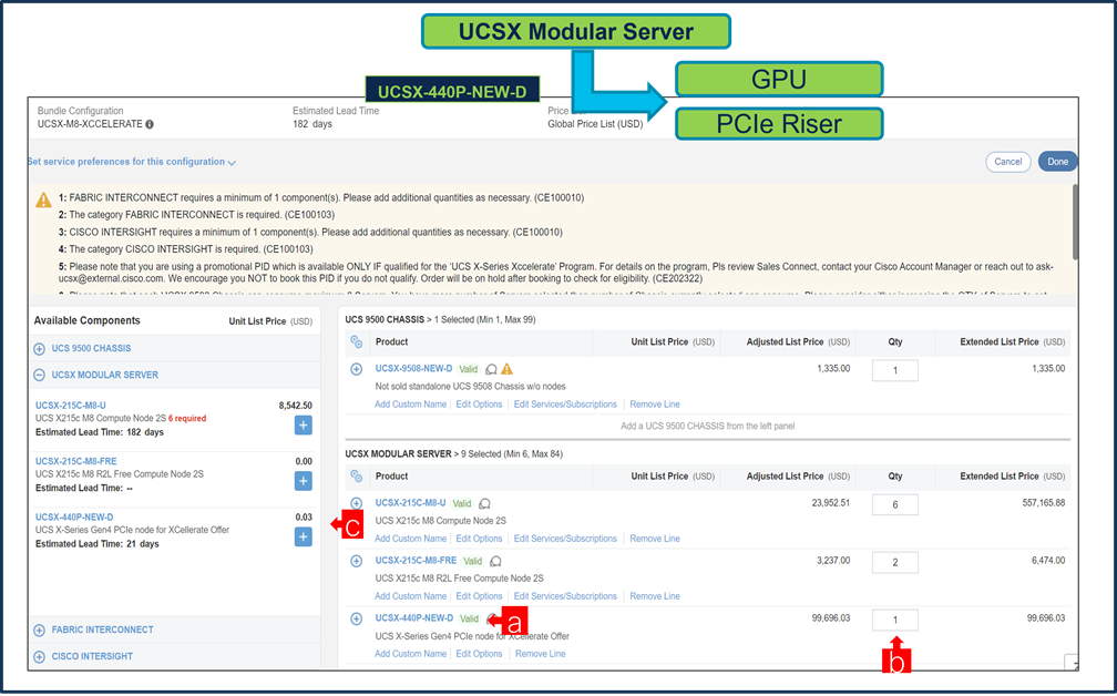 CISCO UCSX-440P-NEW UCS X-Series Gen4 PCIe Node for XCellerate