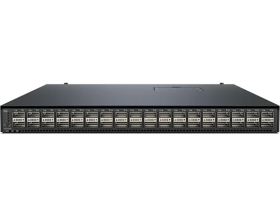 The Cisco UCSX Fabric Interconnect 6536 is a high-performance 1U switch designed for Cisco UCS systems. With 38 ports and support for up to 100 Gbps data rates, it delivers ultra-fast connectivity for enterprise and data center environments. Ideal for high-throughput workloads and unified fabric integrations.