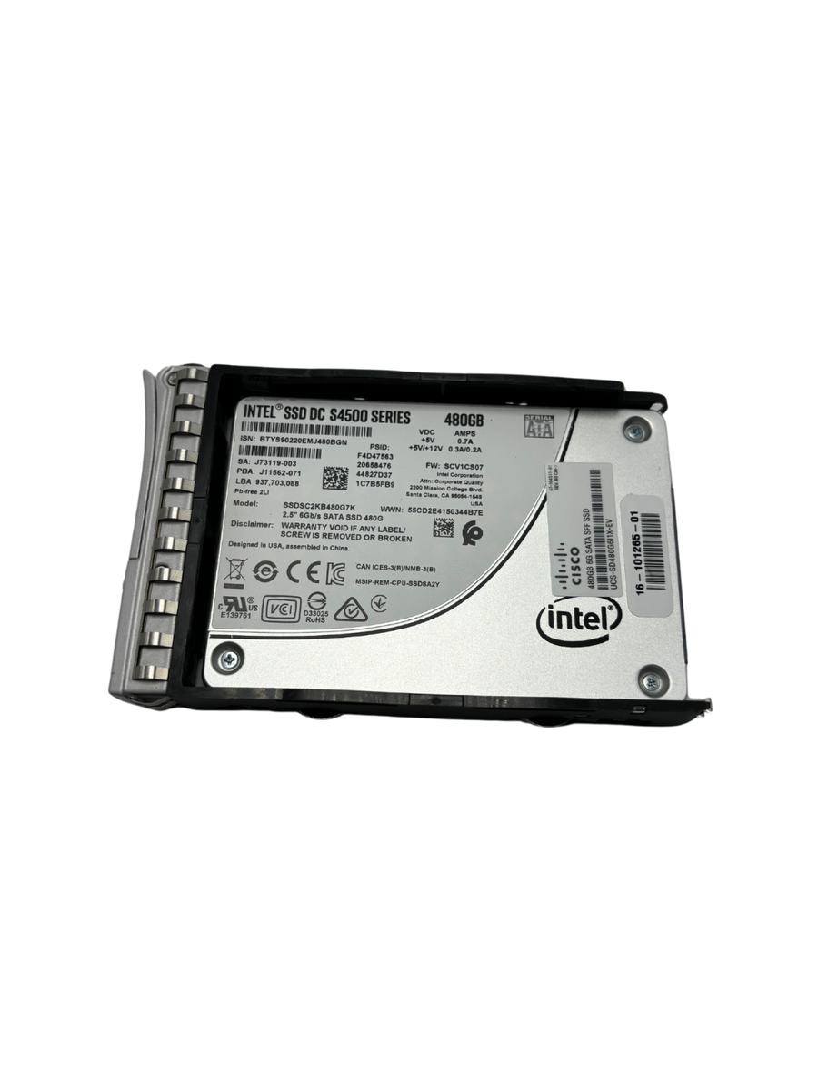 Cisco 480 GB 2.5in SATA 6Gb/s Enterprise SSD UCSX-SD480G6I1XEV=