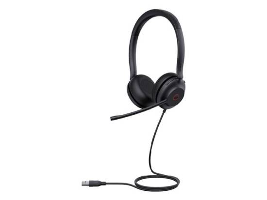 Casque filaire USB Yealink UH35 Dual UC avec suppression du bruit