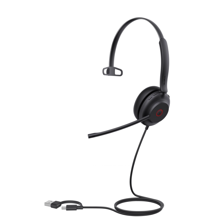 Casque filaire USB Yealink UH35 Mono UC avec micro antibruit