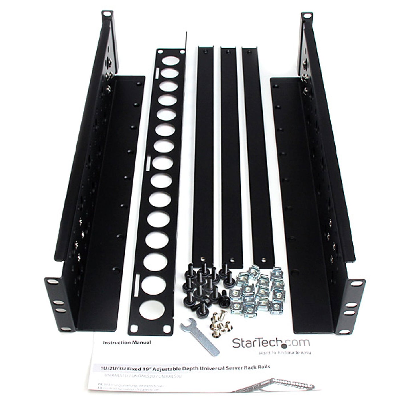 Rails de rack de serveur universels fixes 2U STARTECH UNIRAILS2U 19 pouces