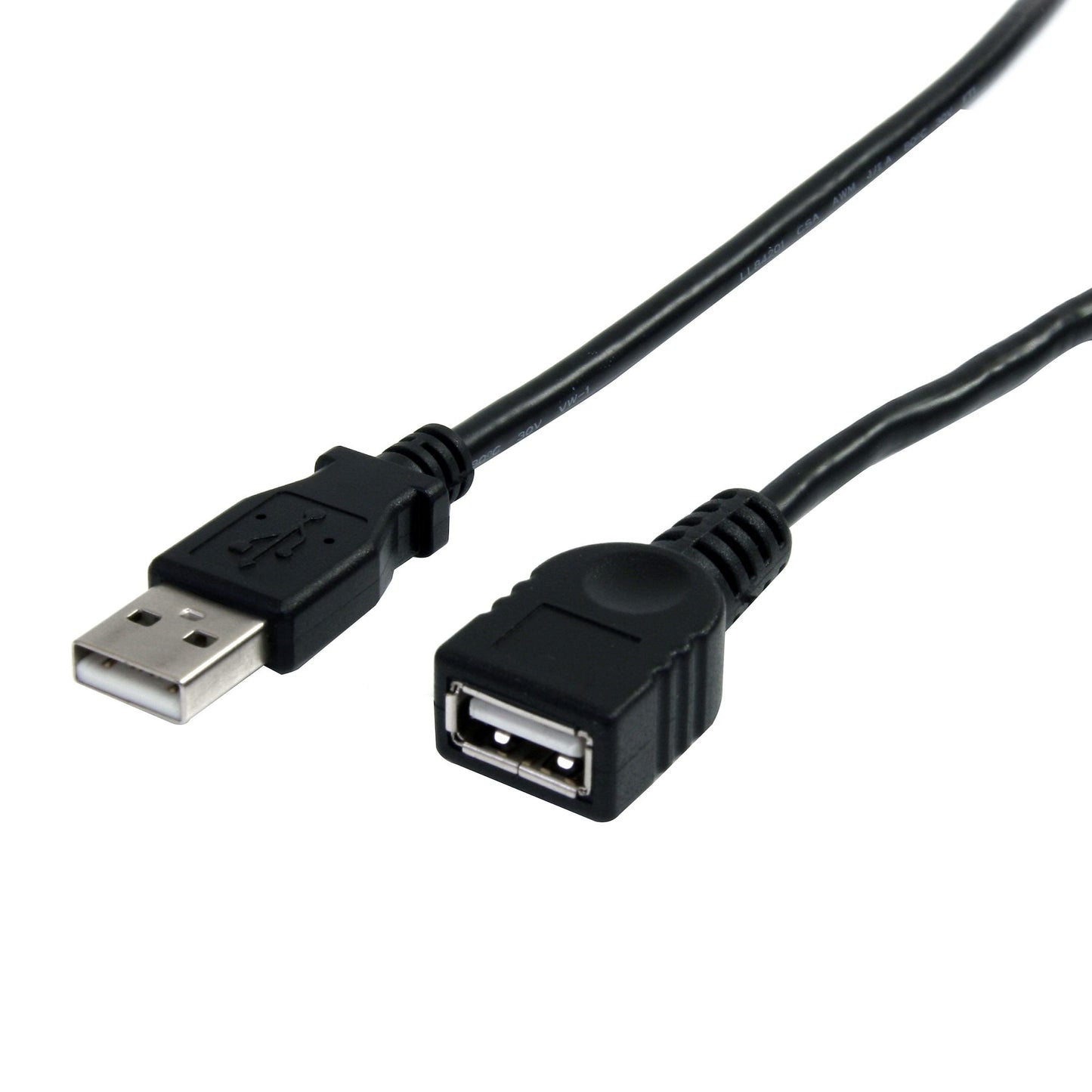 StarTech 5m USB 2.0 Active Extension Cable - USB A M/F, Black