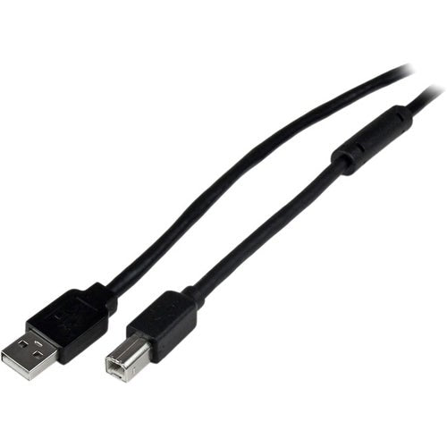 StarTech 20m Active USB 2.0 A to B Cable - M/M, Black