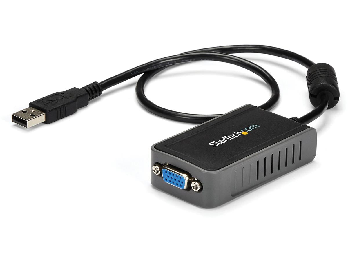 USB 2.0 to VGA Adapter, USB to VGA Monitor Converter for Windows, 1440x900 (no support for macOS/ChromeOS/Linux) - TAA