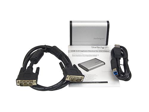 Capture and record uncompressed DVI video at 1080p 60fps directly to your computer with the StarTech USB32DVCAPRO. This compact USB 3.0 video capture device includes support for embedded 3.5mm analog audio, making it ideal for professional media archiving, software training, and live streaming setups. Housed in a durable aluminum enclosure, it offers reliable performance with TAA compliance and a 2-year manufacturer warranty.