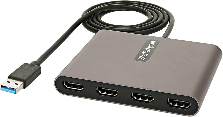 StarTech USB 3.0 to 4 HDMI Adapter - Quad Monitor 1080p