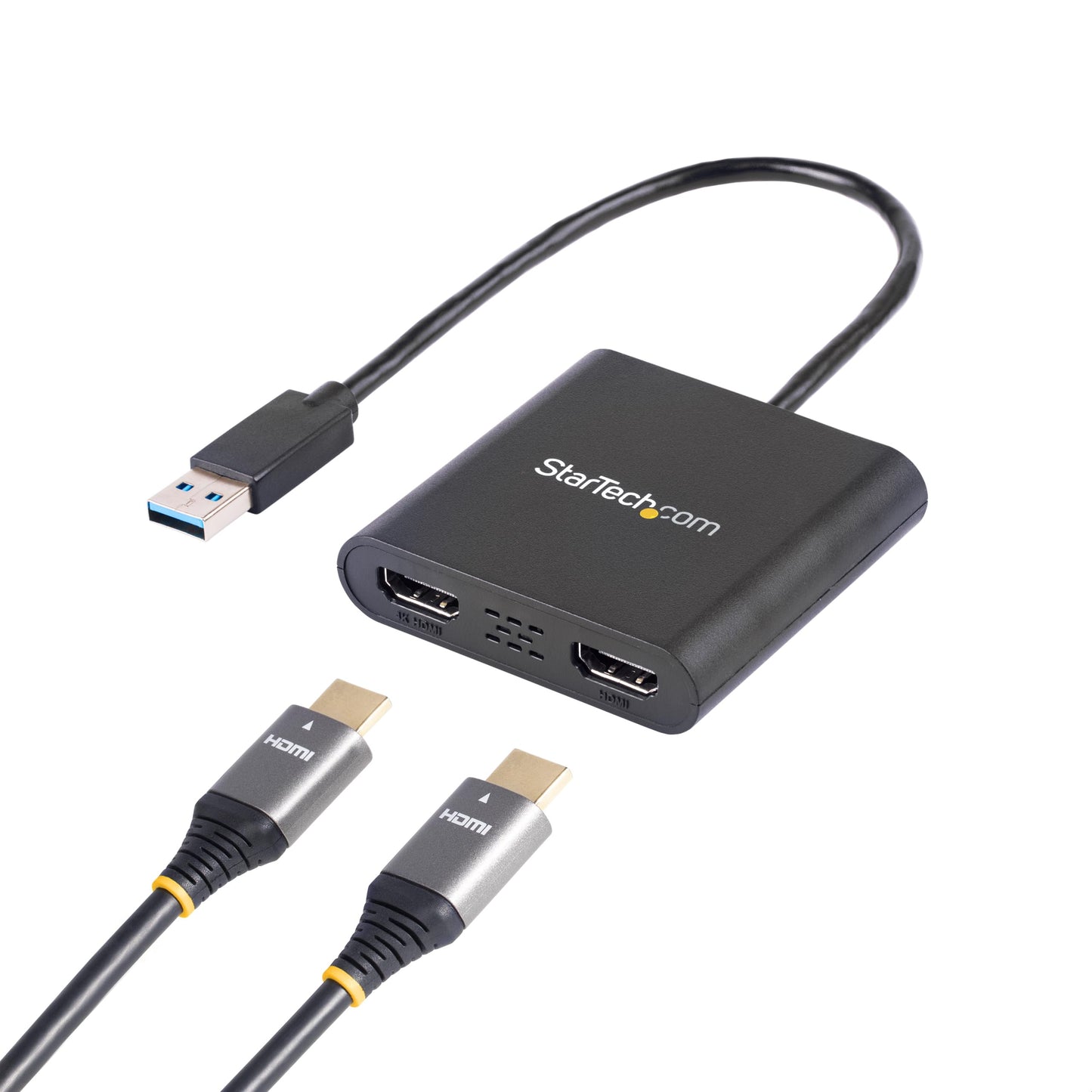 Adaptateur StarTech USB 3.0 vers HDMI/VGA avec hub USB (Windows uniquement) - TAA