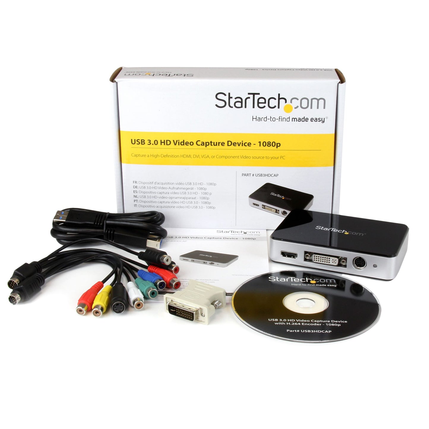 StarTech USB 3.0 Video Capture Device - HDMI/DVI/Component/VGA