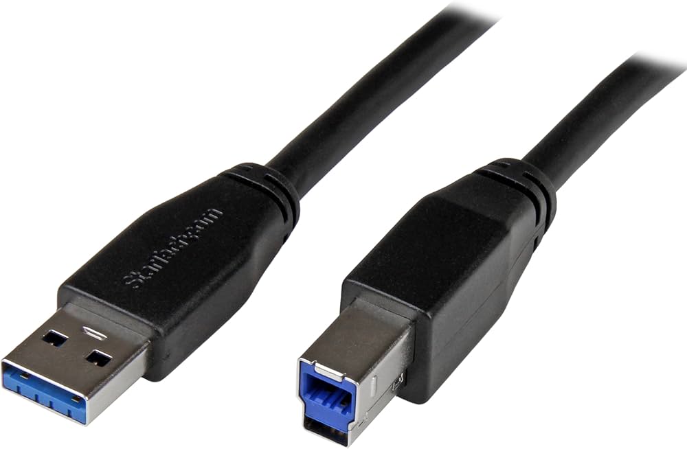 Câble USB 3.0 A vers B actif StarTech 4,5 m (USB3SAB5M)
