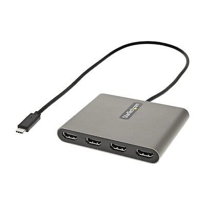 StarTech USB-C to Quad HDMI Adapter, 4x1080p Output, Windows Only, 0.5m