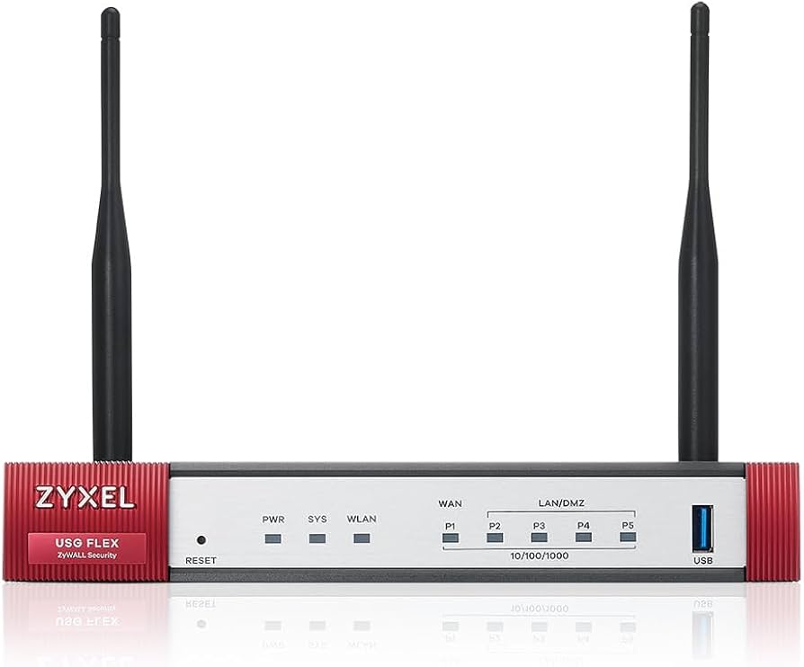 Zyxel USG FLEX 200 UTM & VPN Firewall, 1Gbps, 9 Ports, TAA, NebulaFlex