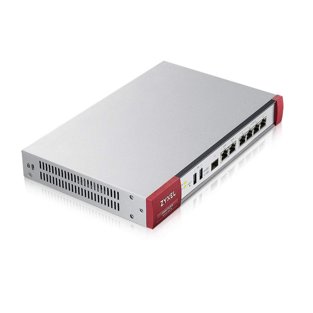 Zyxel USG FLEX 200 UTM & VPN Firewall, 1Gbps, 9 Ports, TAA, NebulaFlex