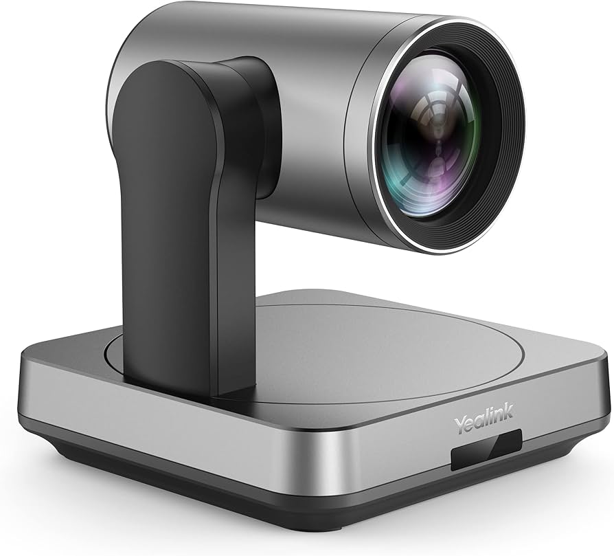 Caméra PTZ USB Yealink UVC84 noire, 4K, zoom optique 12x