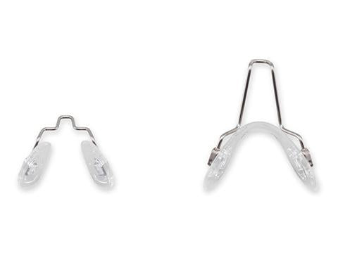 This 2-pack of RGR & OTG nose pads is designed for Epson BT-4 Series smart glasses, offering comfort and secure fit. TAA-compliant and made in Japan, these replacement parts ensure compatibility and quality for extended professional use.