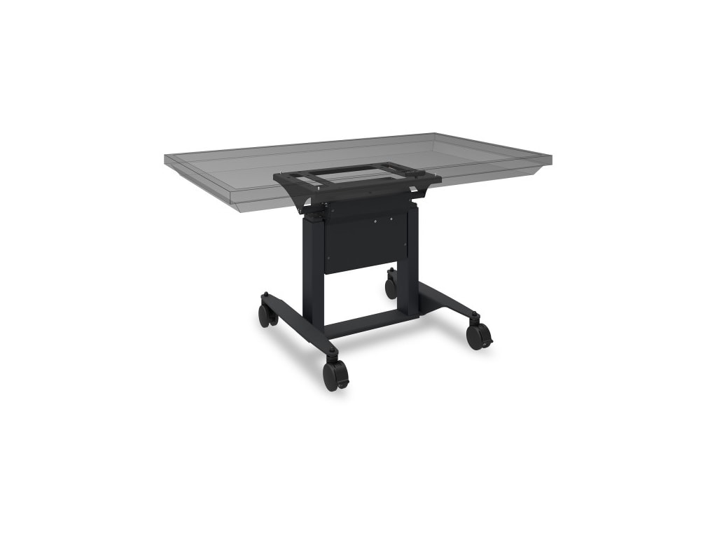 Chariot mobile motorisé ViewSonic e-Box avec inclinaison à 90° et roulettes, compatible VESA 800x600