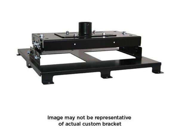 The CHIEF VCM82X is a premium black ceiling projector mount that includes custom HB82X hardware for precise installation. Designed for ease of adjustment and versatile mounting options, it ensures solid projector performance in commercial AV setups. Ideal for TAA-compliant applications, this heavy-duty mount provides the flexibility, security, and reliability professionals demand.