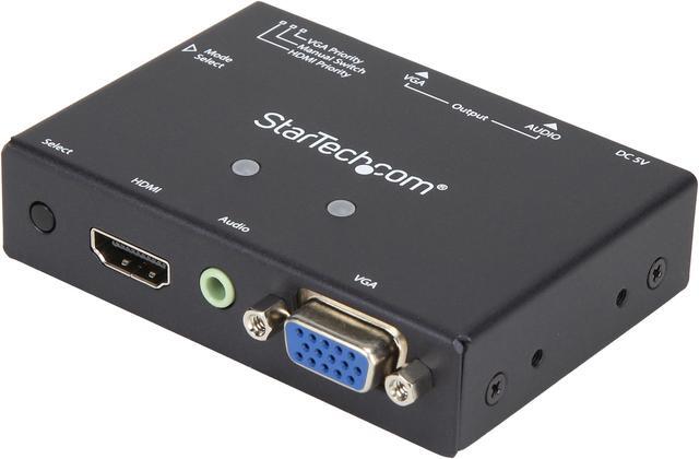 StarTech VS221HD2VGA 2x1 VGA + HDMI to VGA Converter Switch