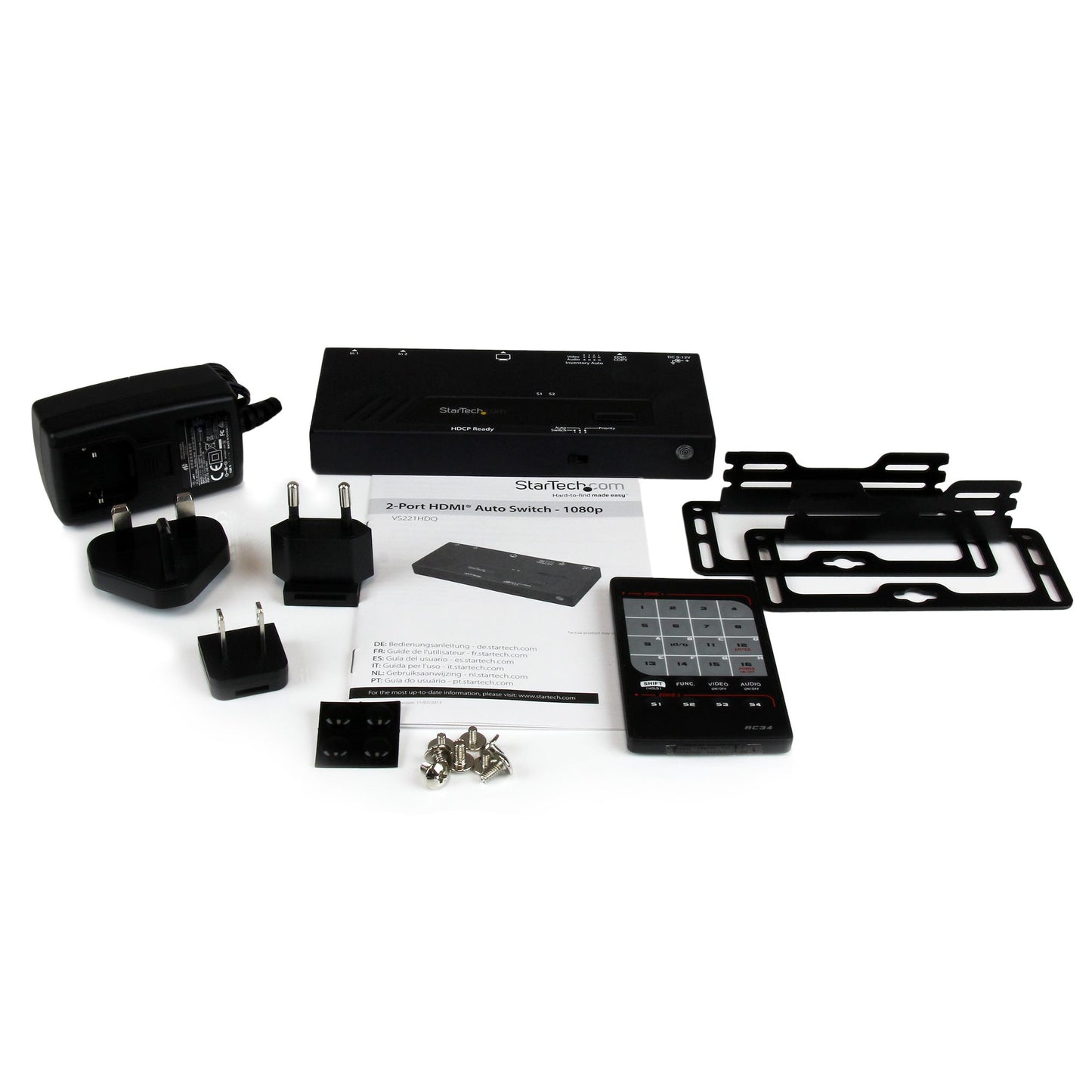 StarTech 2-Port HDMI Auto Switch with Priority - VS221HDQ