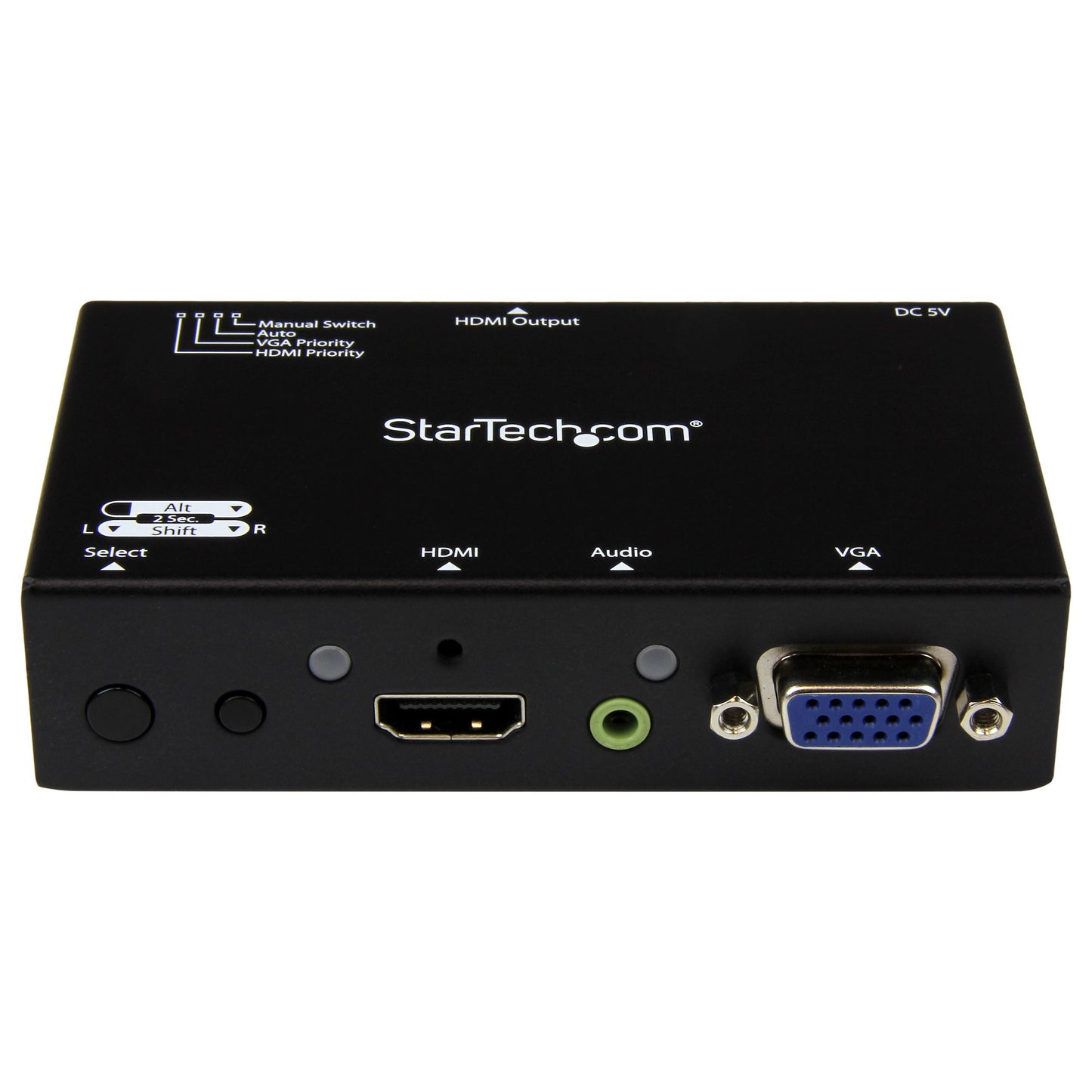 StarTech 2x1 HDMI + VGA to HDMI Converter Switch, VS221VGA2HD