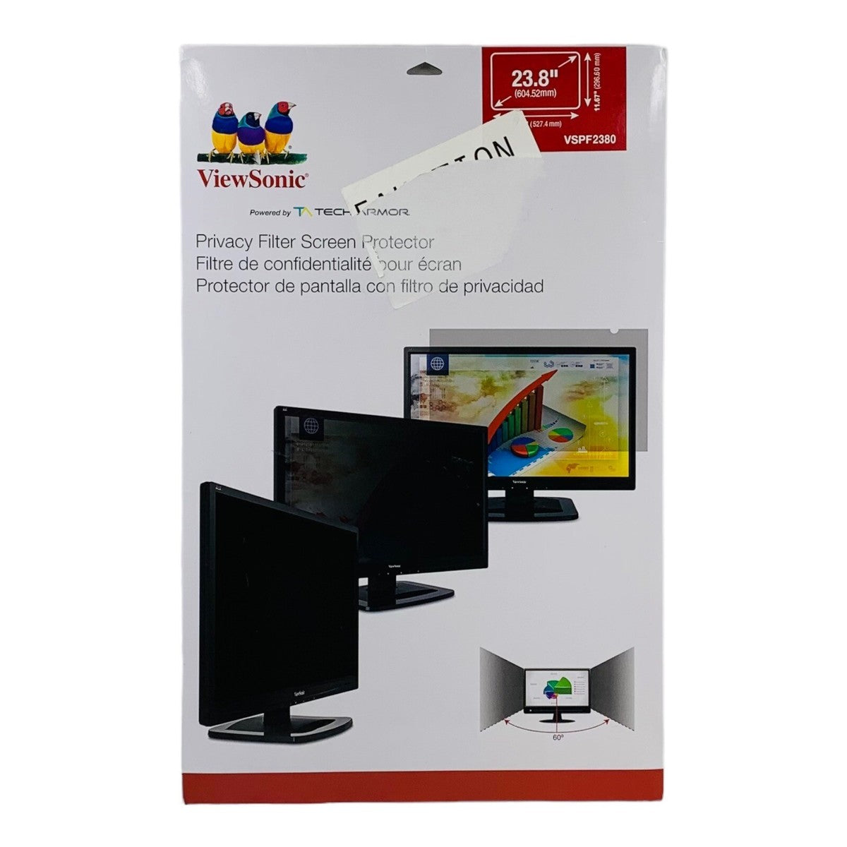 Filtre de confidentialité ViewSonic VSPF2380 23,8 pouces