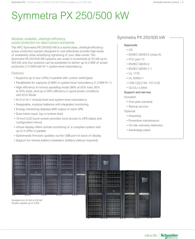 Service de démarrage de l'assemblage APC 1 onduleur monophasé 5 kVA