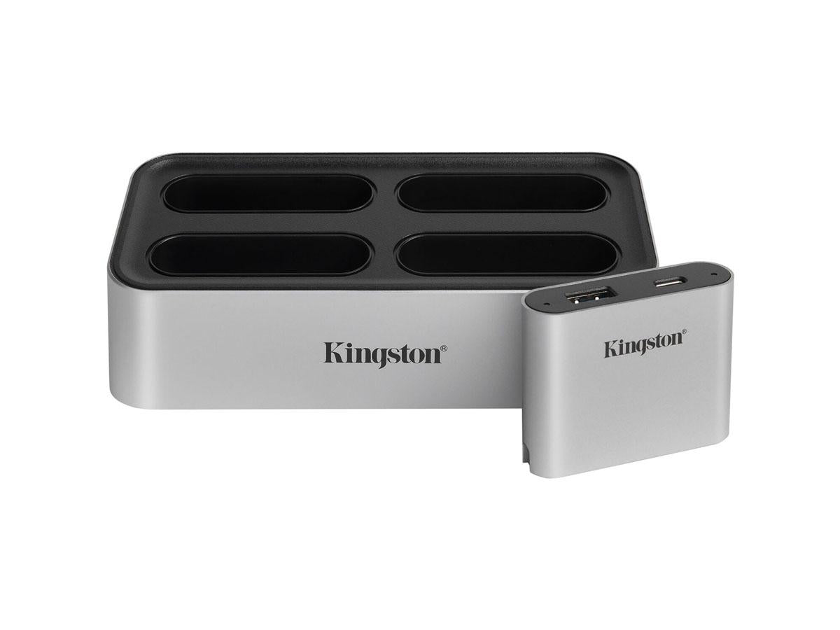 The Kingston USB3.2 Gen2 Workflow Station Dock offers modular expansion with high-speed data transfer, ideal for creative professionals handling large media files. Designed for efficiency, this docking station supports USB 3.2 Gen 2 technology and includes both USB-A and USB-C interfaces, ensuring fast connectivity and versatile compatibility.