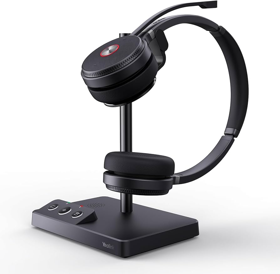 Casque sans fil YEALINK WH62-DUAL-TEAMS avec deux écouteurs