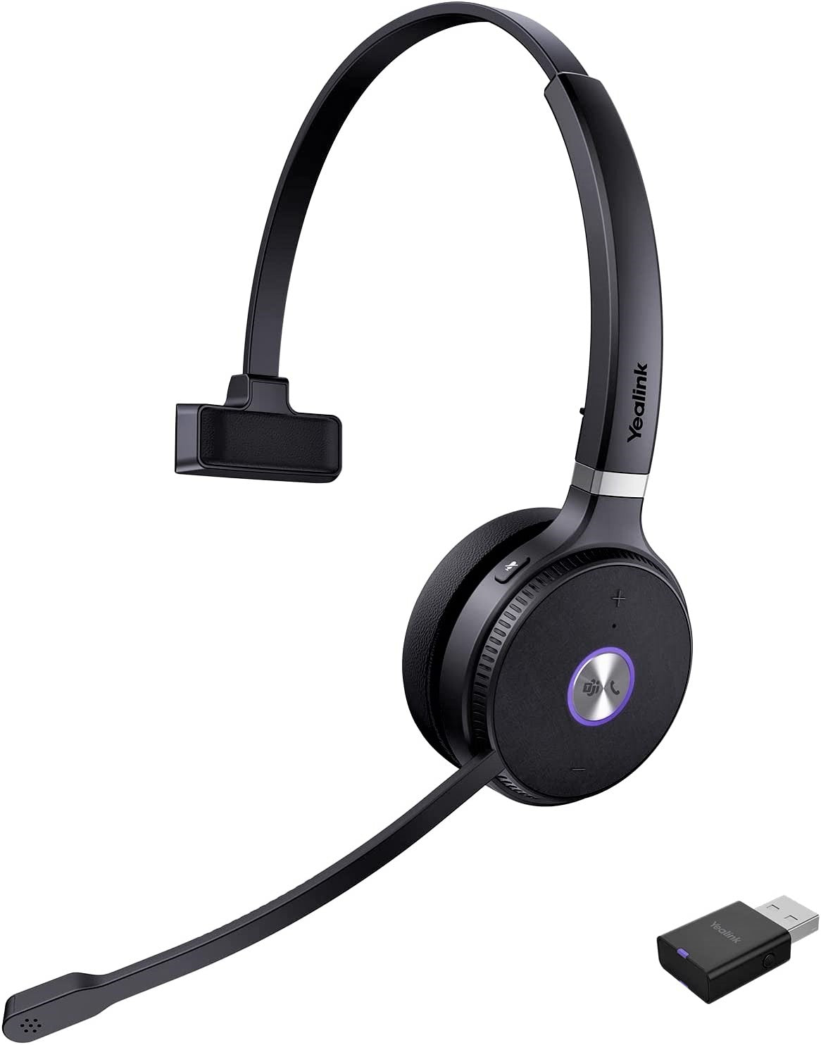 Casque sans fil YEALINK WH62-MONO-TEAMS, mono, compatible Teams