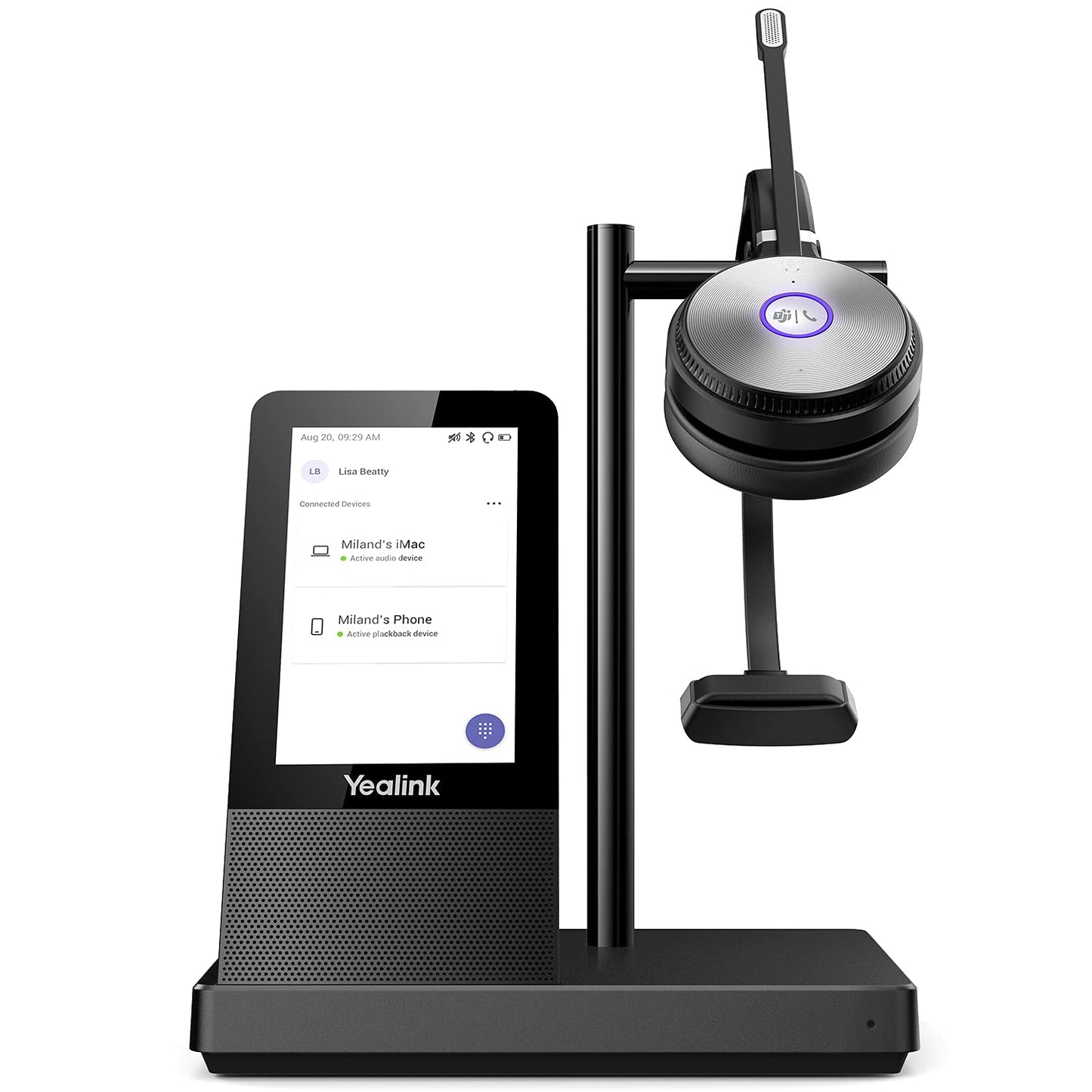 Casque sans fil DECT mono UC YEALINK WH66