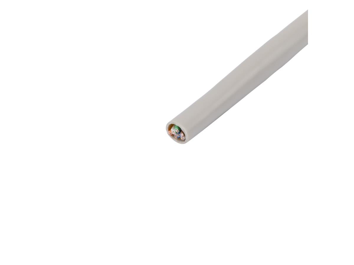 Bulk Cat 5e Ethernet Cable - 1000 ft. - Solid - Plenum CMP - Gray - TAA Compliant