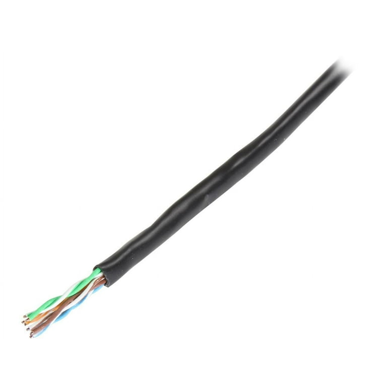 Câble Ethernet UTP Cat5e solide StarTech 304 m, homologué CMR, noir