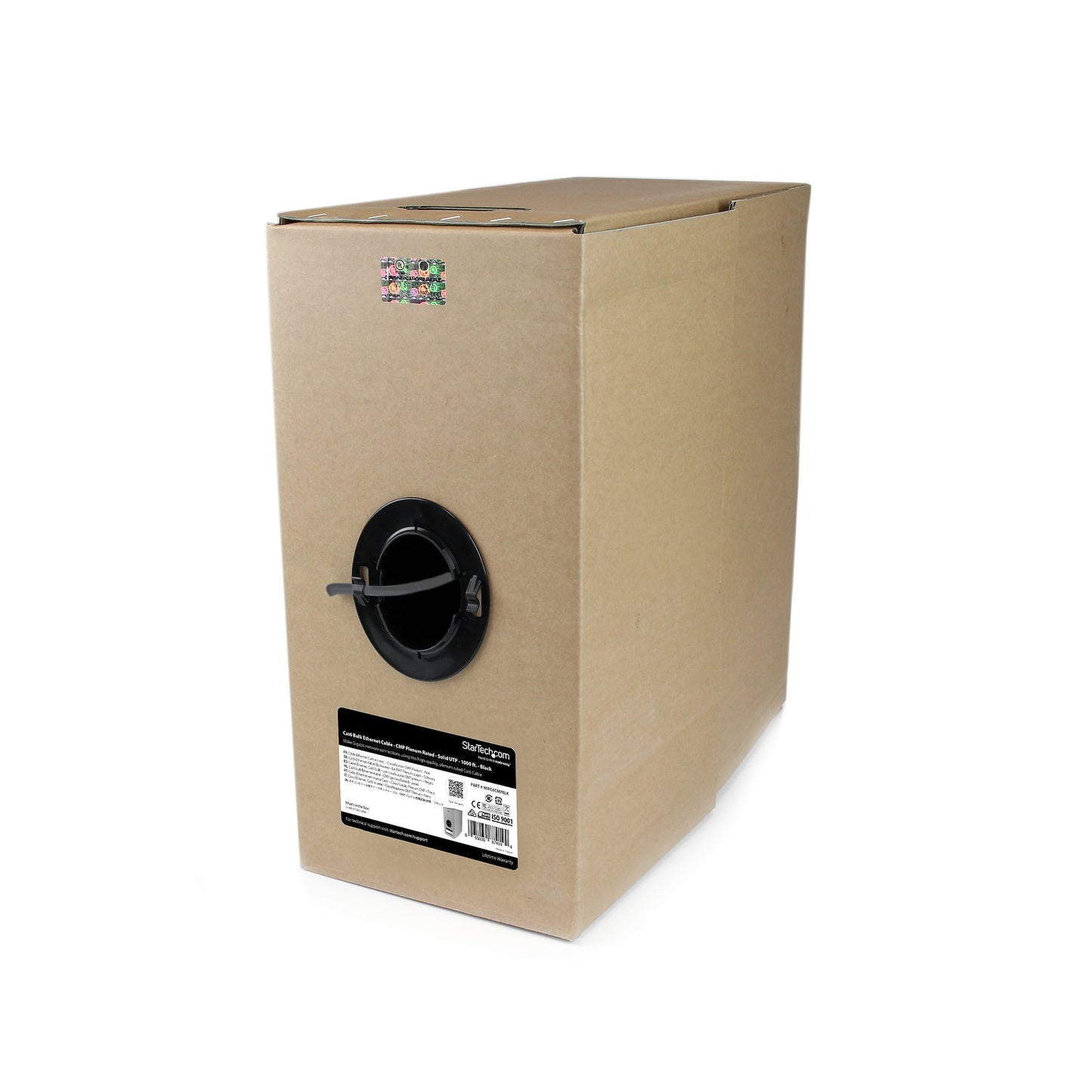 StarTech 1000 ft Solid Cat6 CMP/FT6 Plenum Ethernet Cable – Blue