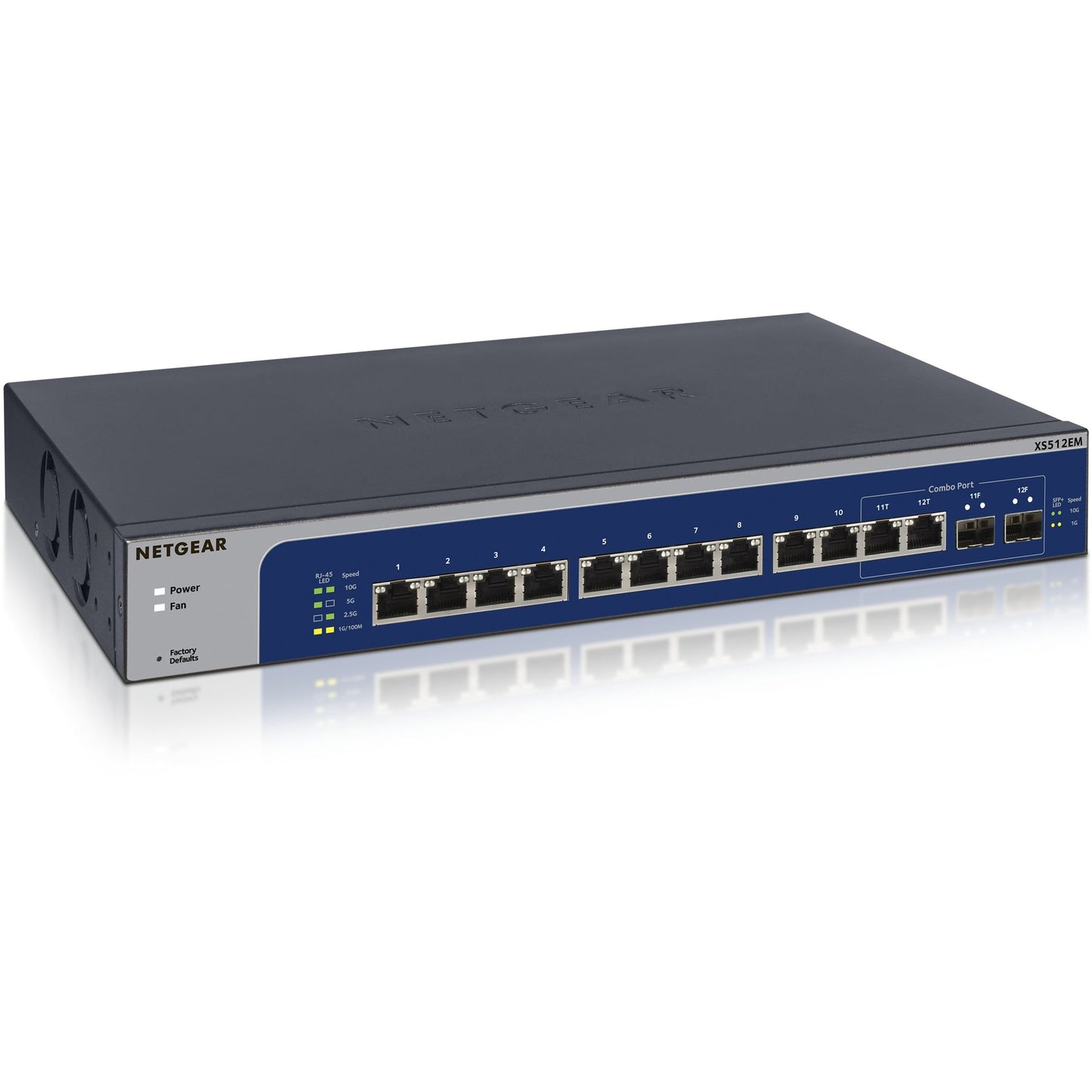Commutateur ExtremeSwitching X465-24MU de couche 2 avec 24 ports PoE multi-Gigabit