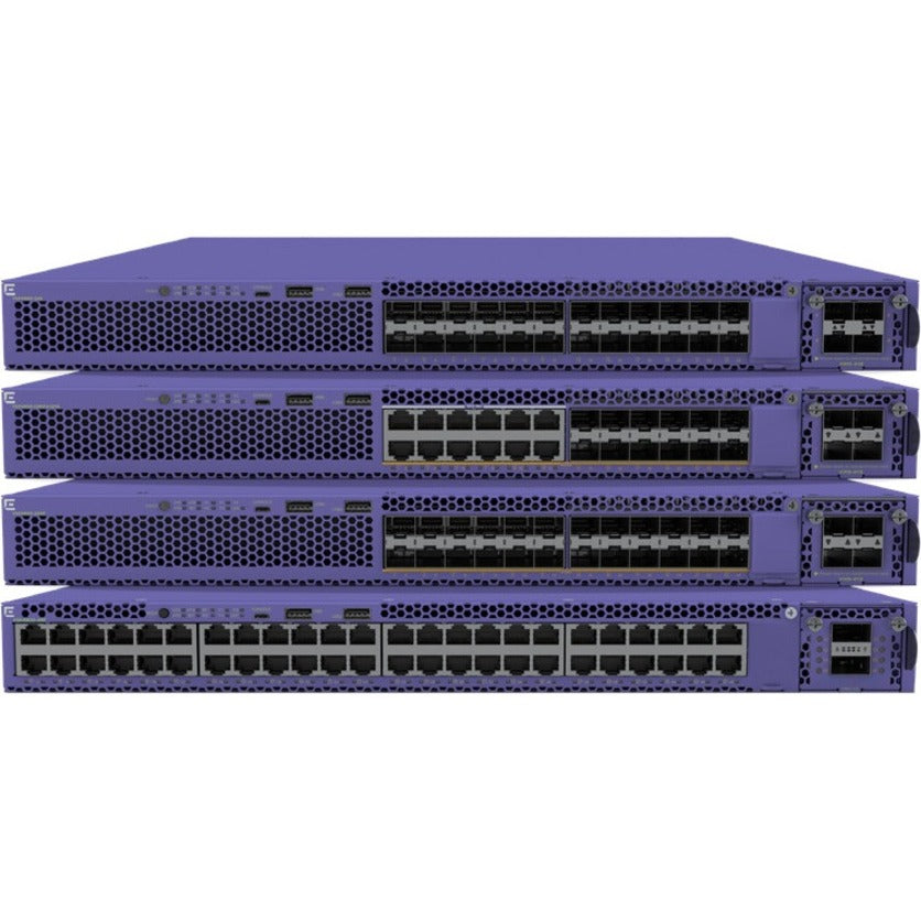 Commutateur ExtremeSwitching X465-24MU de couche 2 avec 24 ports PoE multi-Gigabit
