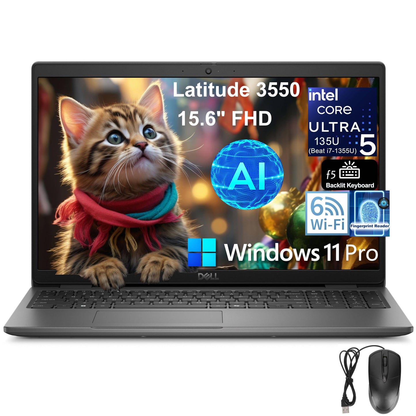 Dell Latitude 3550 Core i7-1355U 16GB 256GB SSD 15.6" FHD Win11 Pro