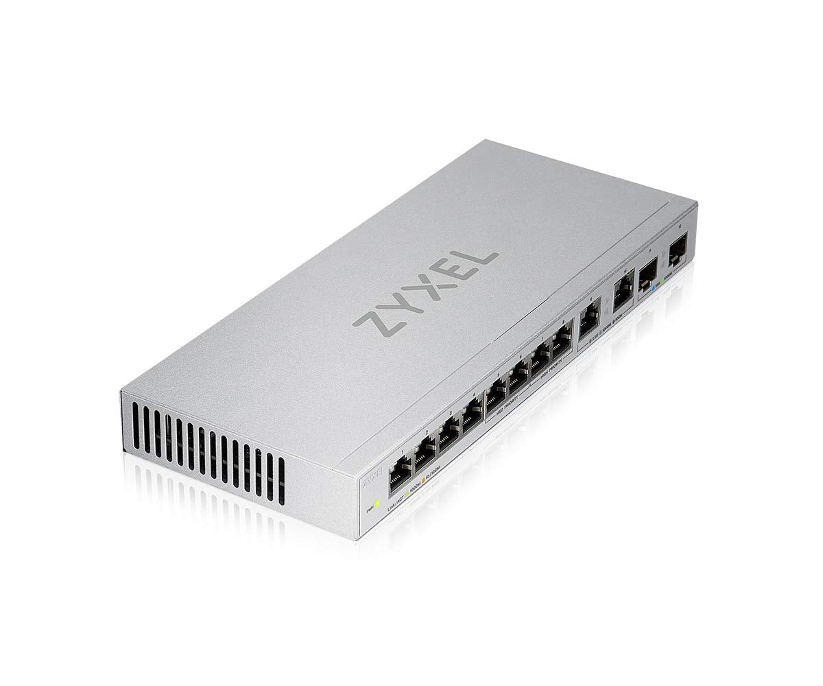 ZYXEL XGS1010-12 12-Port Unmanaged Multi-Gig Switch with 2.5G & 10G Ports