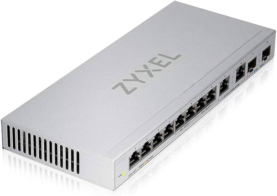 ZYXEL XGS1010-12 12-Port Unmanaged Multi-Gig Switch with 2.5G & 10G Ports