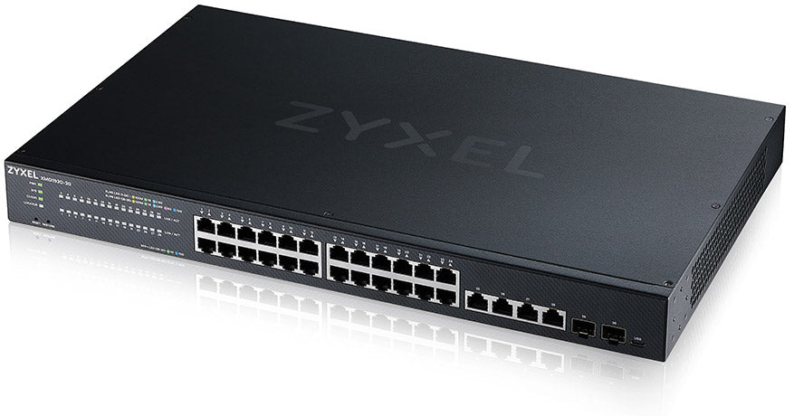 ZYXEL XMG1930-30HP 24-Port 2.5GbE PoE+ Switch with 10GbE Uplinks