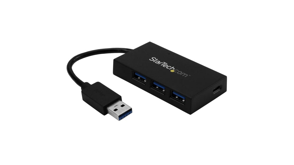 Hub USB 3.0 StarTech 4 ports avec USB-A/USB-C et adaptateur secteur