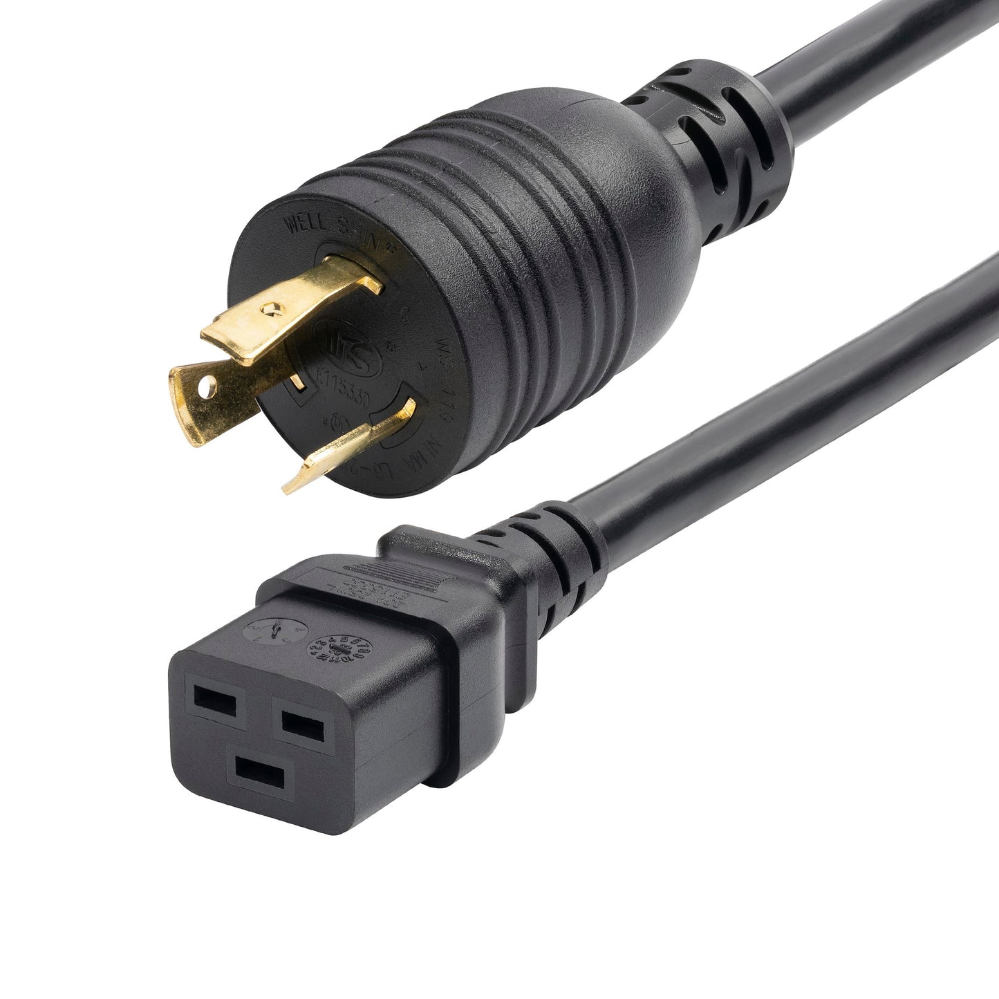 StarTech 6ft Heavy Duty Power Cord, L6-20P to C19, 12AWG, 20A 250V