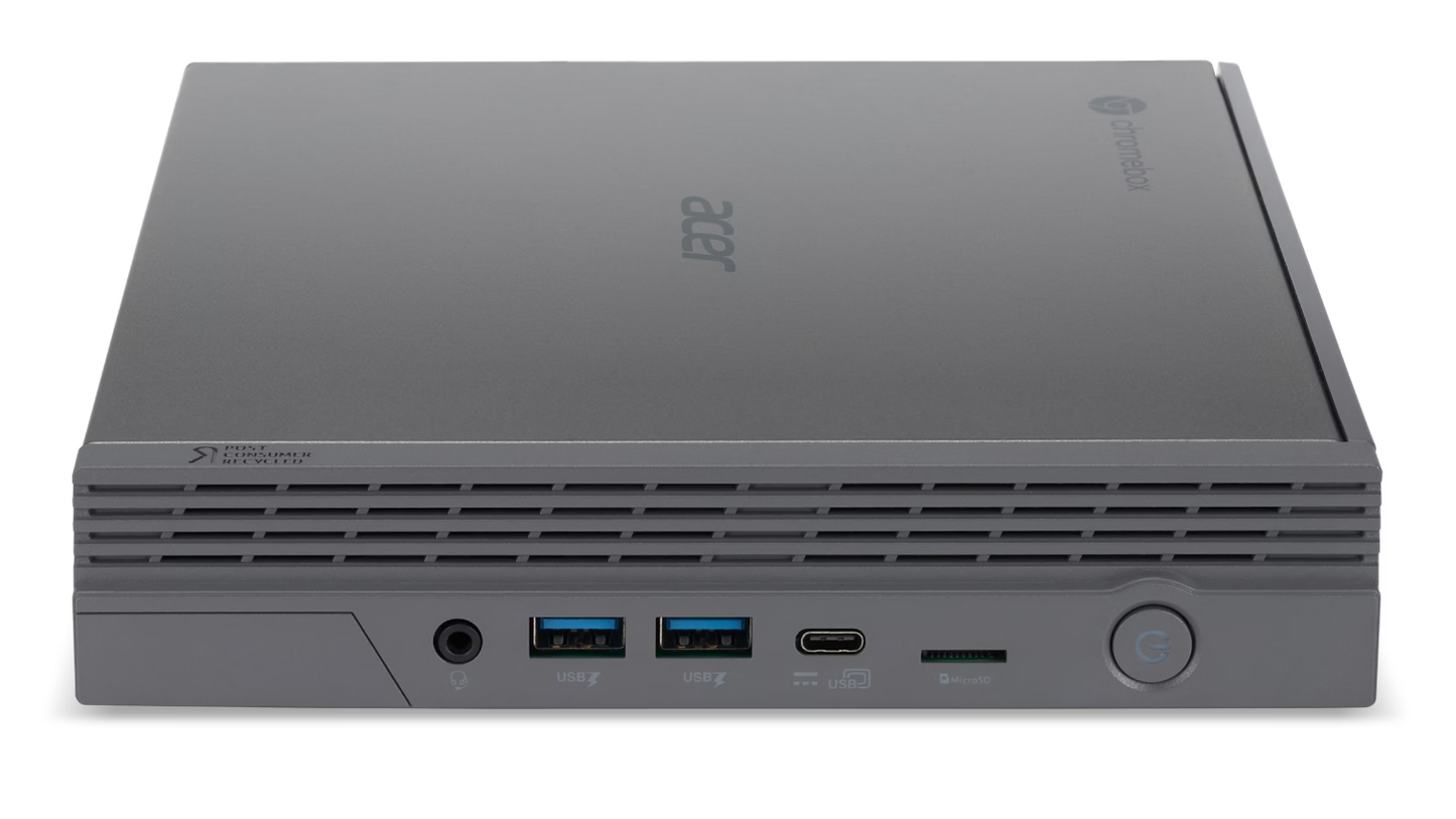 Chromebox ACER CXI5-I38G-CE, Core i3-1215U, 8 Go de RAM, 128 Go de mémoire eMMC