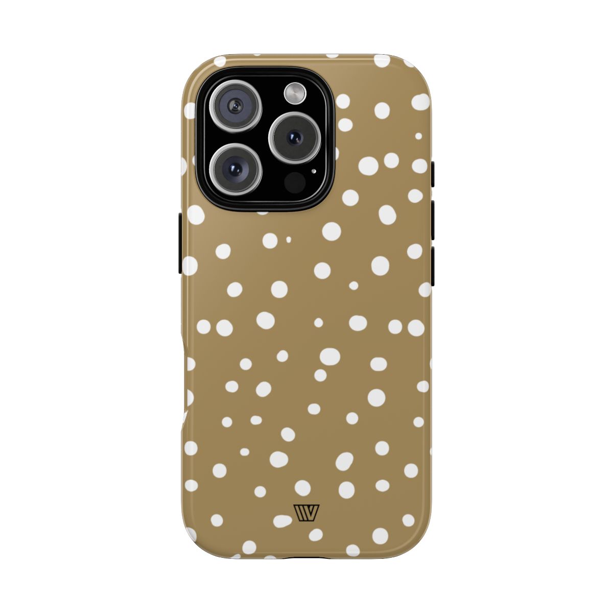 DARK BEIGE DOTS | Tough Phone Case