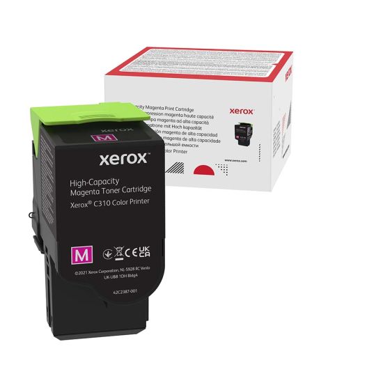 Cartouche de toner magenta haute capacité Xerox pour C325 (utilisation et retour)