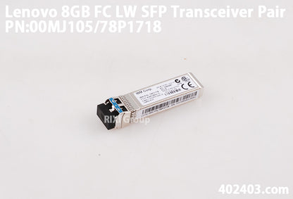 LENOVO 8Gb FC LW SFP+ Transceivers (Pair)