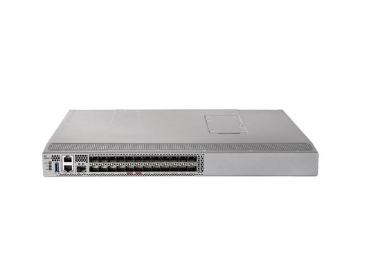 The IBM SAN24C-7 64G FC Switch delivers 64 Gbps Fibre Channel connectivity with 8 active ports and 8 included 64G optics, enabling high-speed data transmission in enterprise environments. Designed in a compact 1RU form factor, this switch is ideal for scalable SAN deployments, offering 28 total ports and advanced features like secure boot technology.