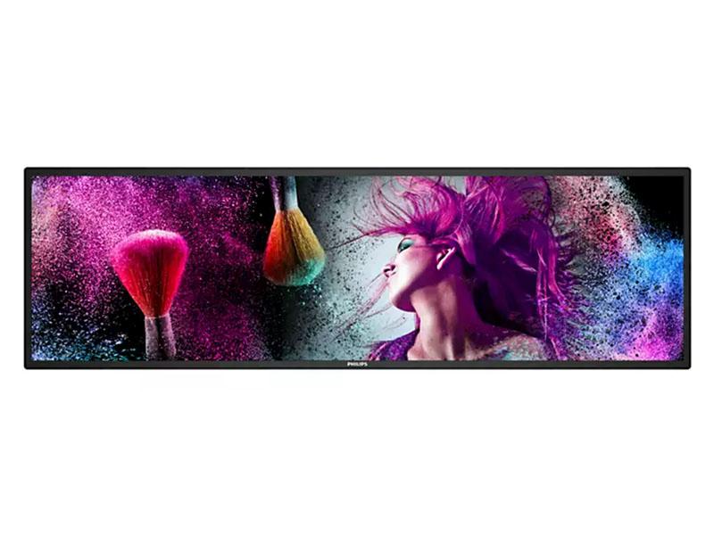 37in, stretch display, 24/7, 700 cd, USB, HDMI in/out, Android SoC, 3-yr warranty