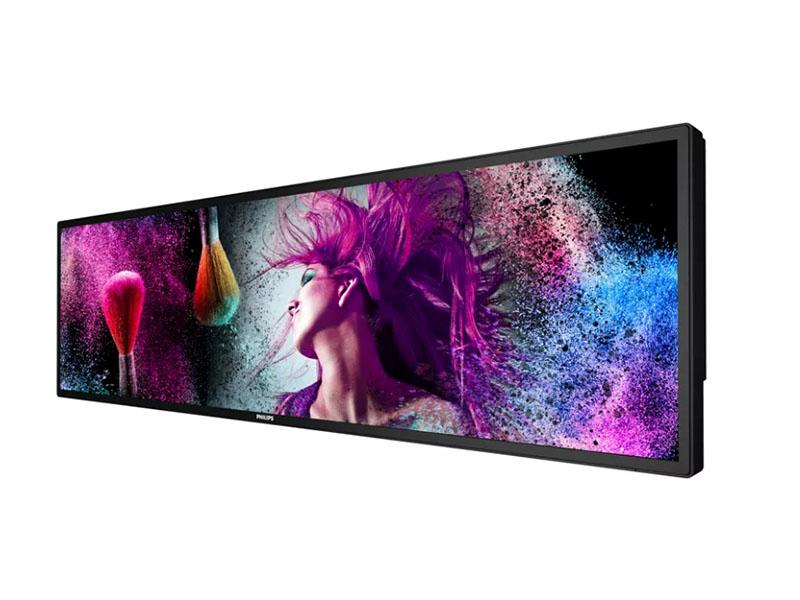37in, stretch display, 24/7, 700 cd, USB, HDMI in/out, Android SoC, 3-yr warranty